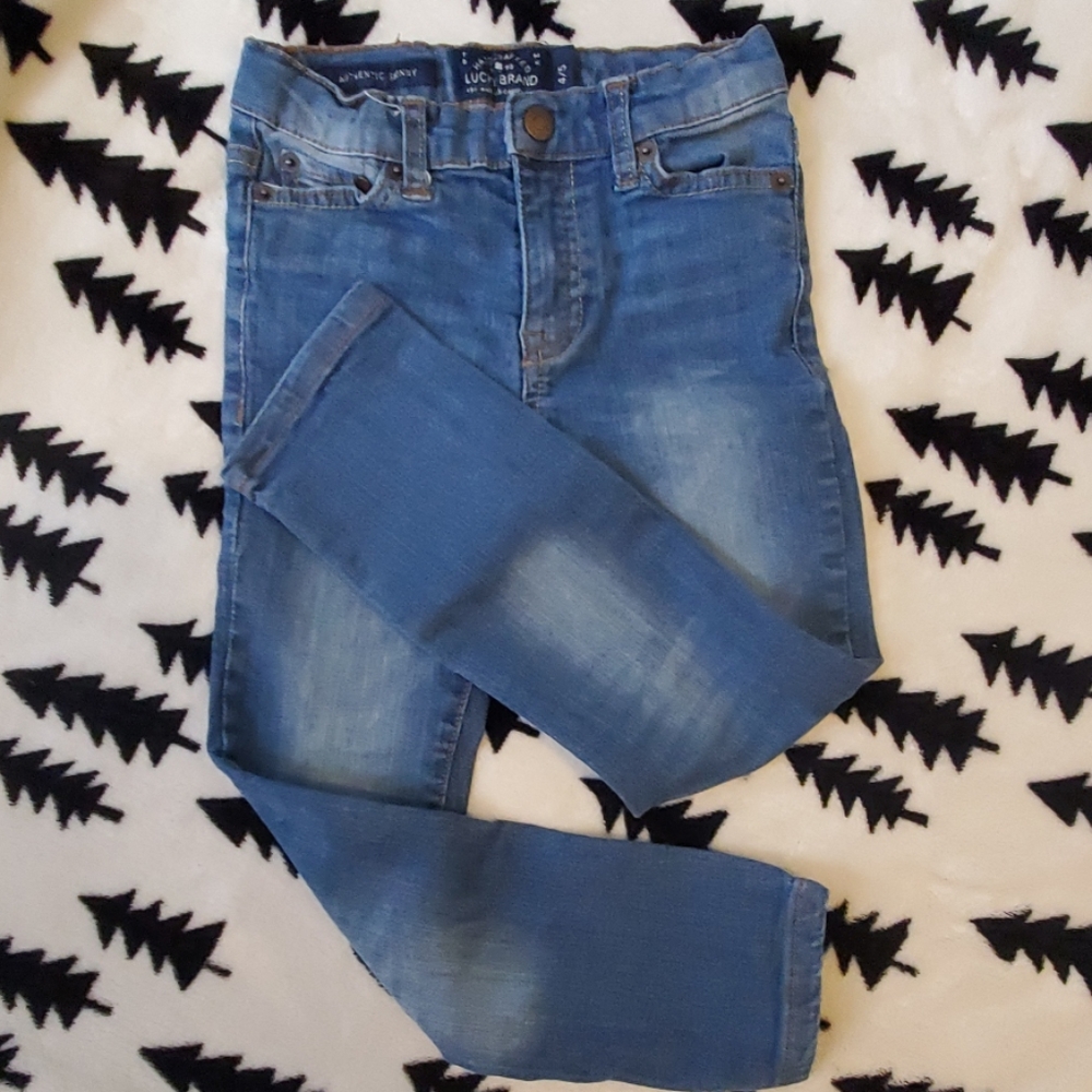 Kids Lucky Brand skinny Jean's size 4-5